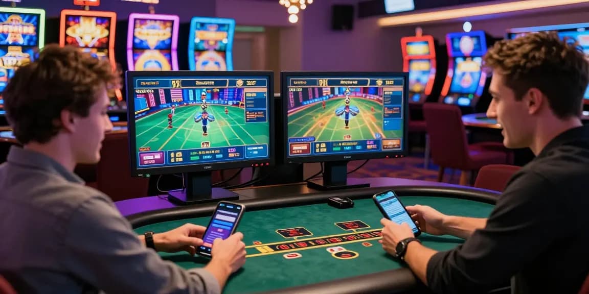 Exciting gameplay at scoarch.org.uk showcasing players using credit cards at vibrant online casinos.