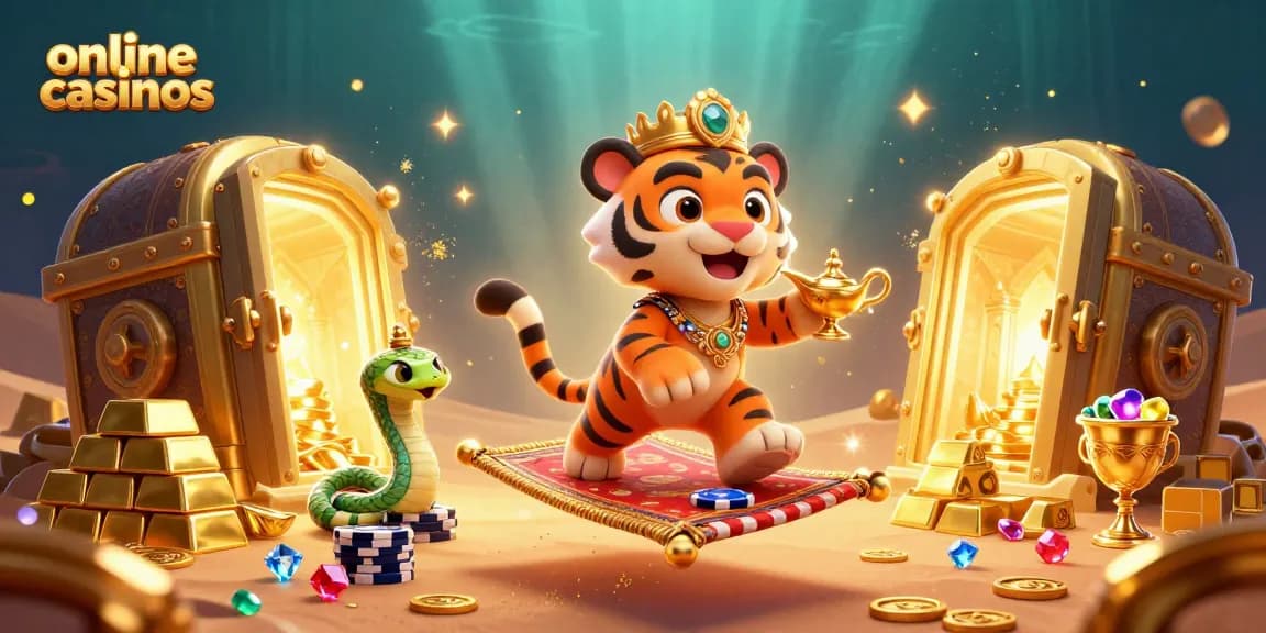 Spin the reels of online casinos and win big in a vibrant Arabian Nights-themed casino adventure.