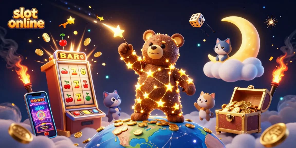Menangkan jackpot besar di slot online dengan simbol berkilauan dan karakter lucu yang menggoda.