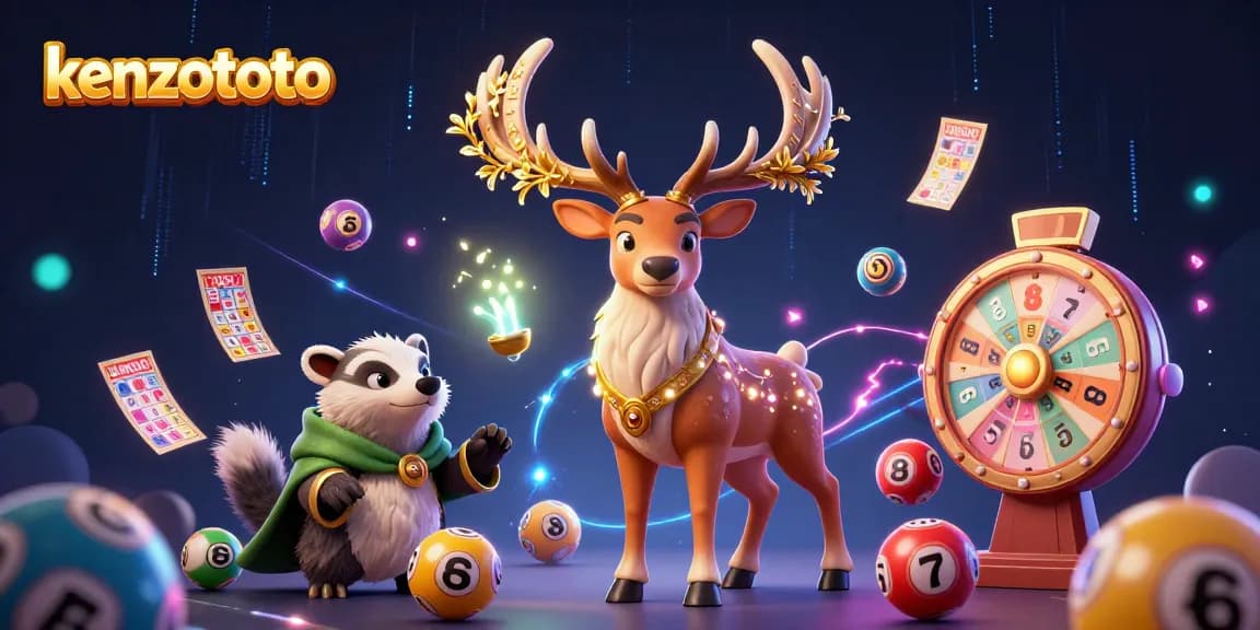 Kenzototo players engage in thrilling lottery games with exciting visuals and vibrant characters.