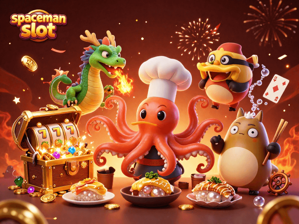 Engage with spaceman slot's thrilling gameplay featuring vibrant characters and dynamic casino elements.