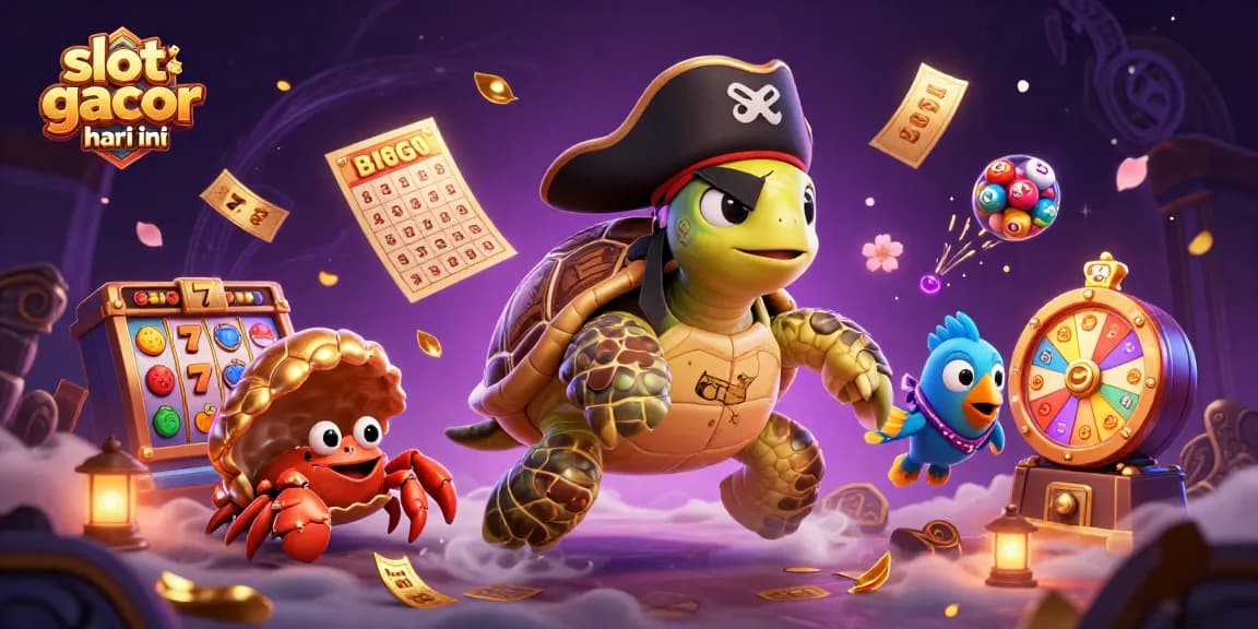 Menangkan jackpot slot gacor hari ini dengan menyenangkan visual karakter lucu dan elemen permainan judi yang menarik.