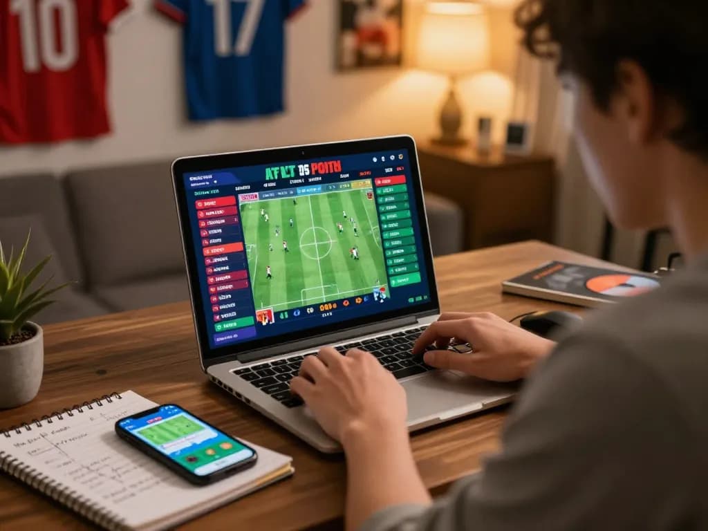 Person placing bets on 789win online sports betting platform with live odds displayed.