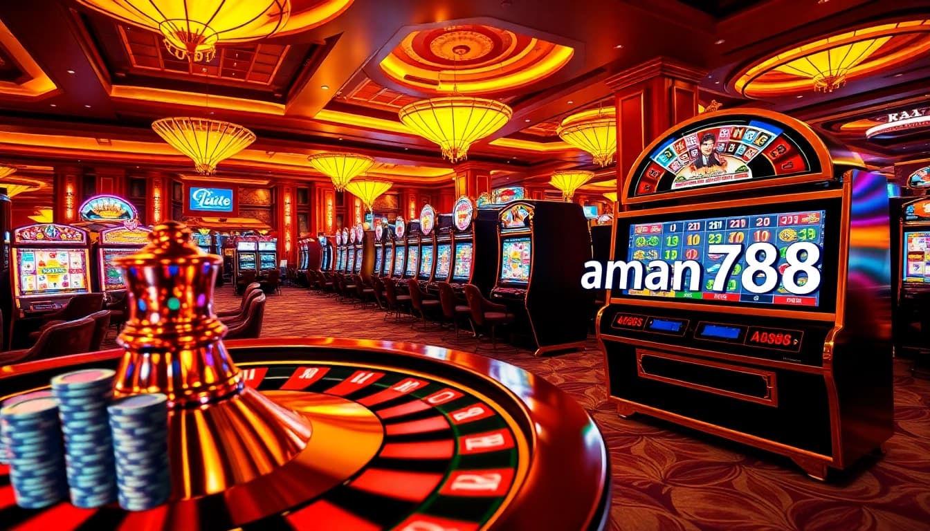 Rasakan kegembiraan menang dengan aman788 di mesin slot dan roulette mewah.