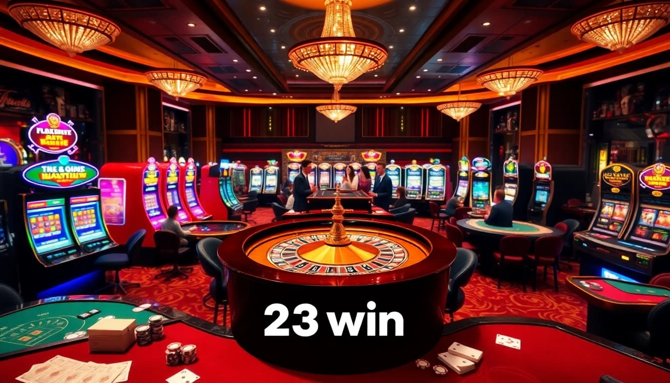 Experience the thrill of 23 win with vibrant casino games and engaging players in action.