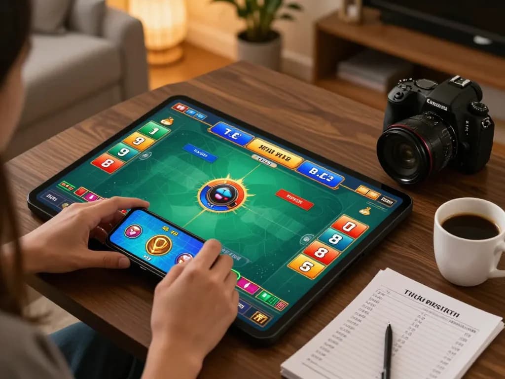 Tai Xiu MD5 gameplay on smartphone, showcasing strategic betting options and engaging environment