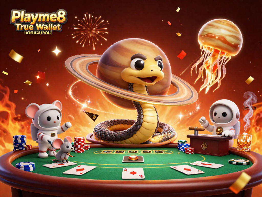 วางเดิมพันกับ Playme8 True Wallet ฝากถอนออโต้ บนวงล้อของภาพวาดคาสิโน 3D สุดแสนตื่นเต้น