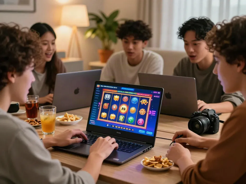 Pengalaman judi slot pragmatic gacor online dengan teman di ruang tamu yang cozy.