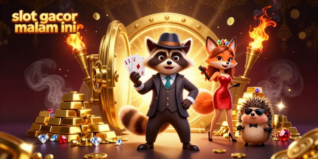 Menangkan permainan di slot gacor malam ini dengan karakter ceria dan suasana glamor yang menarik.
