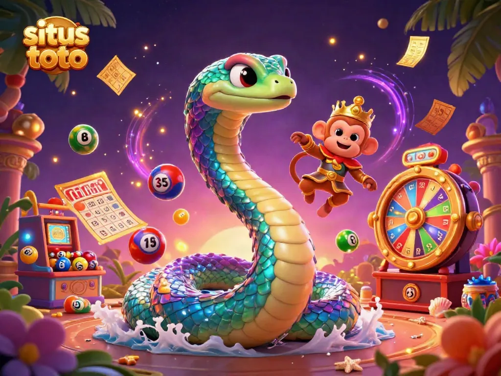 Menangkan jackpot di situs toto dengan suasana kasino yang meriah dan penuh warna.