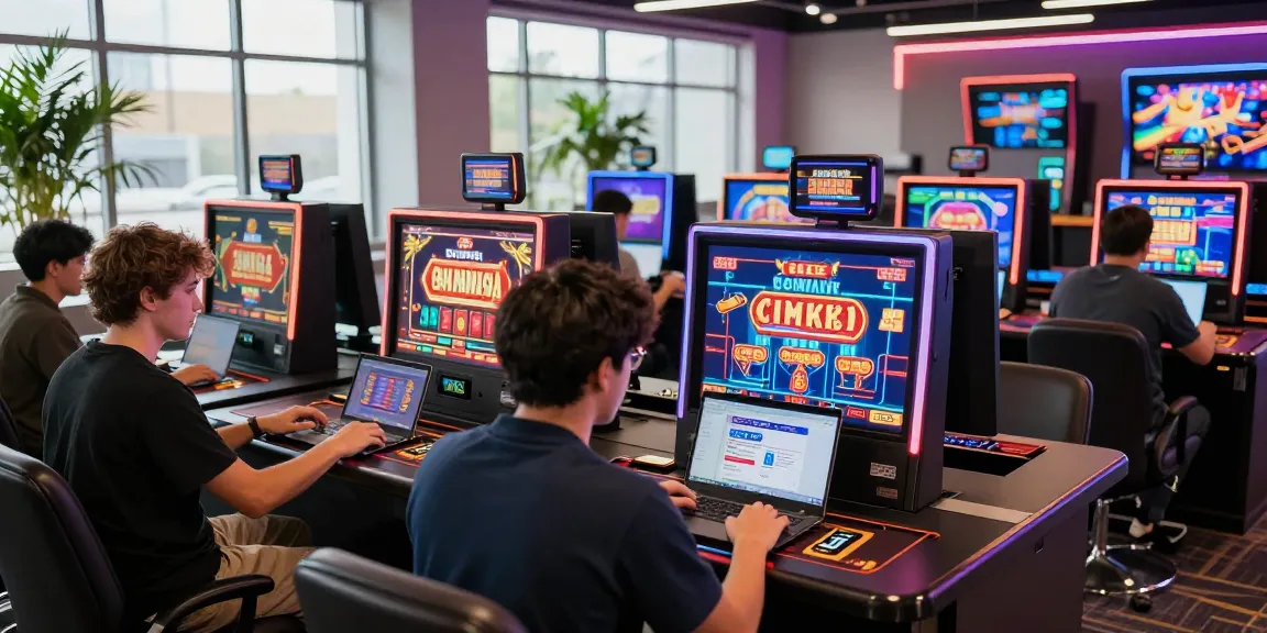 Exciting gaming scene at scoarch.org.uk showcasing players engaged in online credit card casino activities.