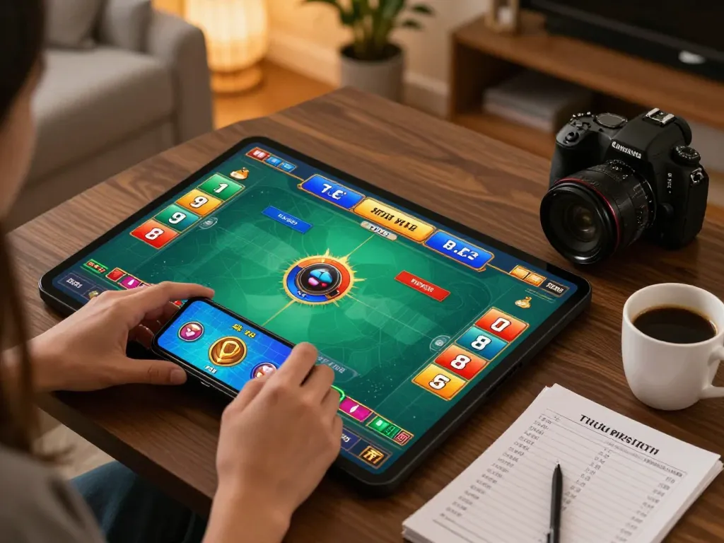 Tai Xiu MD5 gameplay on smartphone, showcasing strategic betting options and engaging environment