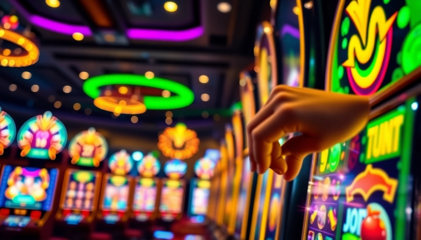 Engaging slot online games with luxurious slot machines and immersive online casino interface.