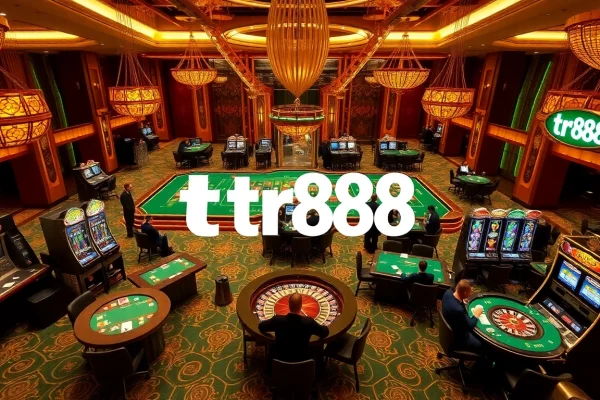 Engage in thrilling gameplay at tr88 with luxurious casino tables and vibrant slot machines.