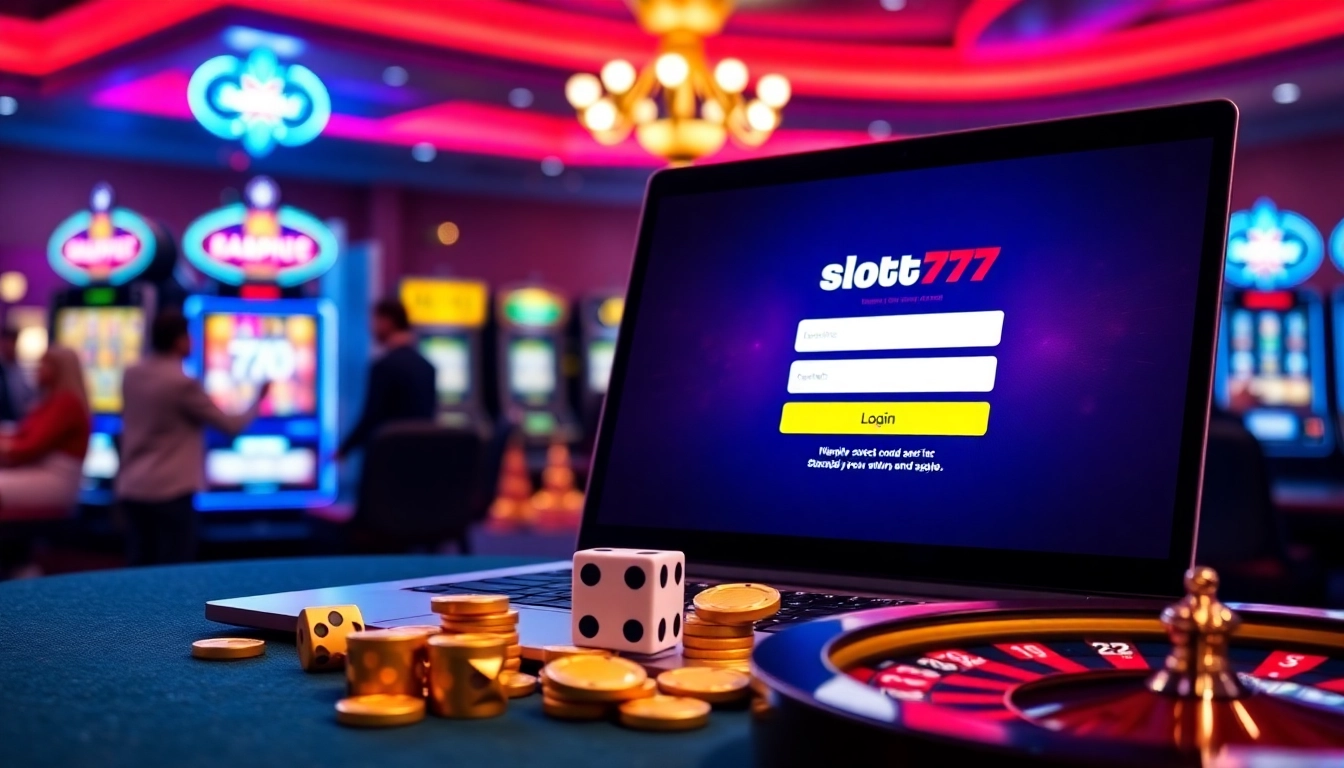 Experience the thrill of winning with slot777 login at vibrant casino gaming.