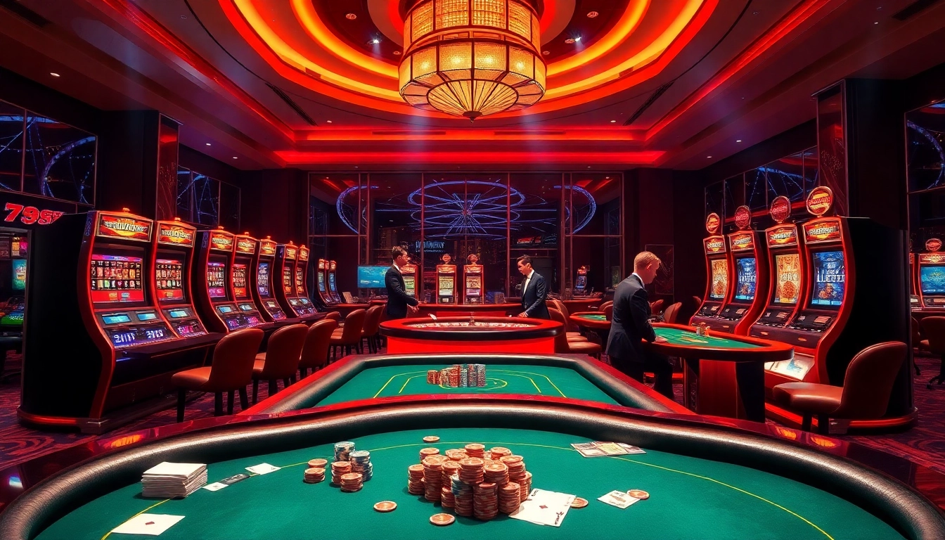 Experience the excitement of 789bet vip with vibrant casino visuals featuring poker chips and roulette wheels.