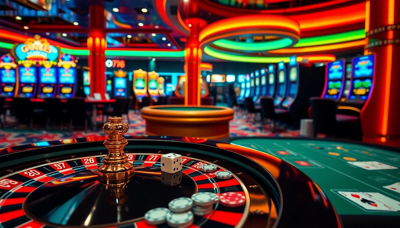 Experience the excitement of gaming action at https://onew88.com/ with vibrant casino visuals.