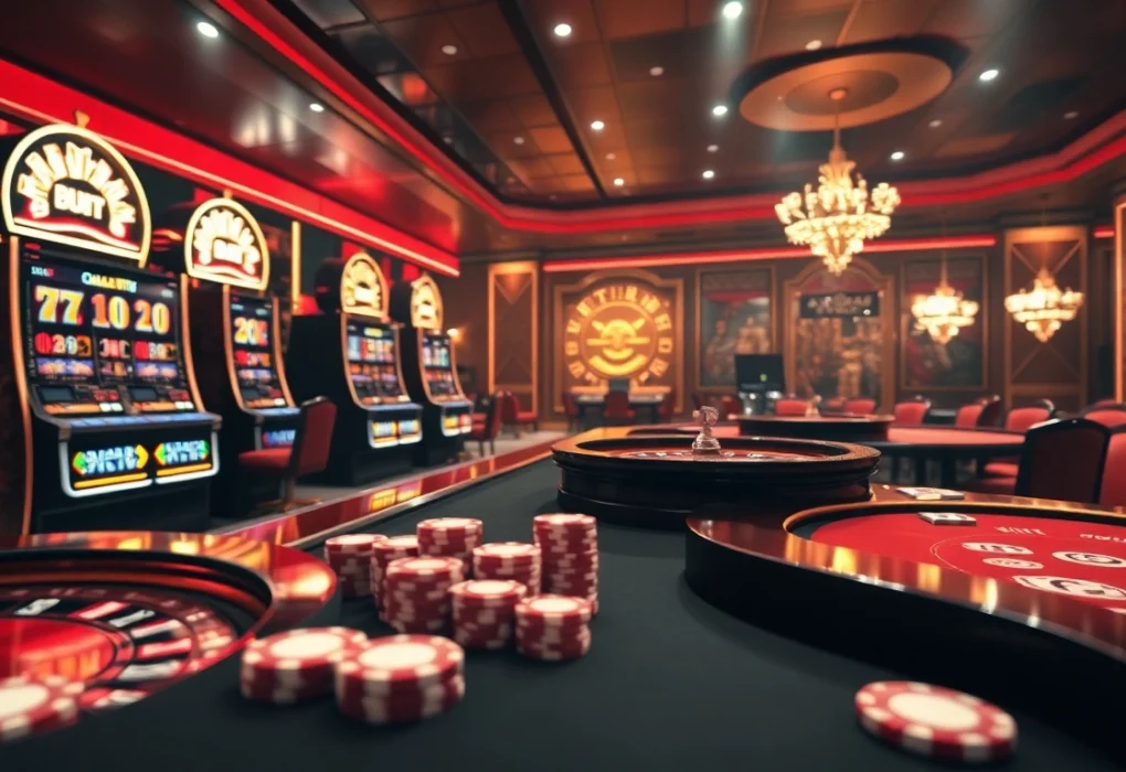 Engage in exciting gameplay at https://f8bet.net.in/ with luxurious casino elements like slots and poker tables.