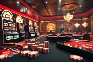 Engage in exciting gameplay at https://f8bet.net.in/ with luxurious casino elements like slots and poker tables.