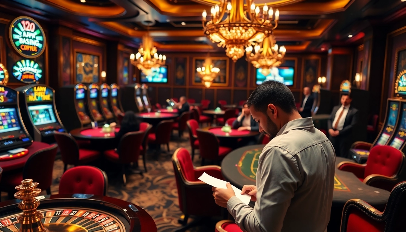 Experience thrilling gambling strategies at the SBOBET link, featuring luxurious casino elements and excitement.