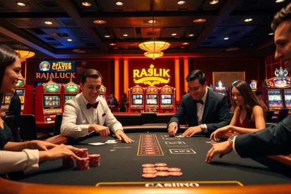 Experience the excitement of Rajaluck with exclusive casino games and high rewards.